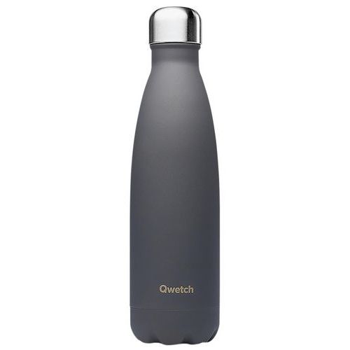 Butelki izolowane granitowe Qwetch, 500 ml - Butelka izolowana granitowa Qwetch, 500 ml, szara