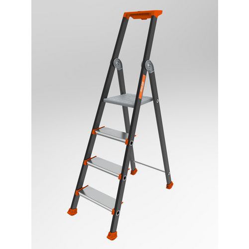 Drabinka aluminiowa Kolos Tubesca-Comabi - Drabinka aluminiowa Kolos Tubesca-Comabi, 4 stopnie