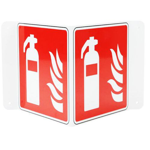 Stoły przeciwpożarowe Manutan Expert - Gaśnica, aluminiowa - Stół przeciwpożarowy Manutan Expert - Gaśnica, aluminium, 200 x 200 mm