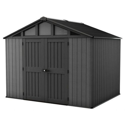 Magazynek ogrodowy Stronghold 10 x 8, szary