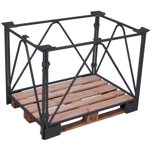 Przedłużki paletowe typ 68 - Przedłużka paletowa typ 68, szara, 120 x 80 x 100 cm
