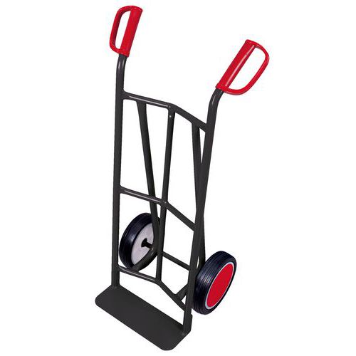 Wózki RU226, do 200 kg, 55 x 43 x 110 cm - Wózek RU226, do 200 kg, 55 x 43 x 110 cm, koła gumowe, szary