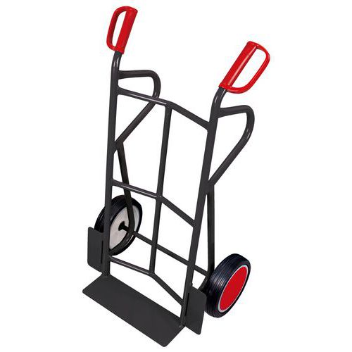 Wózki RU227, do 250 kg, 62 x 47 x 111 cm - Wózek RU227, do 250 kg, 62 x 47 x 111 cm, koła gumowe, szary