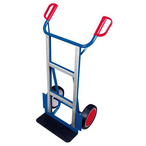 Wózki RU228, do 250 kg, 64 x 42,5 x 114,5 cm - Wózek RU228, do 250 kg, 64 x 42,5 x 114,5 cm, koła pełne, niebieski