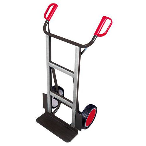 Wózki RU228, do 250 kg, 64 x 42,5 x 114,5 cm - Wózek RU228, do 250 kg, 64 x 42,5 x 114,5 cm, koła pełne, szary