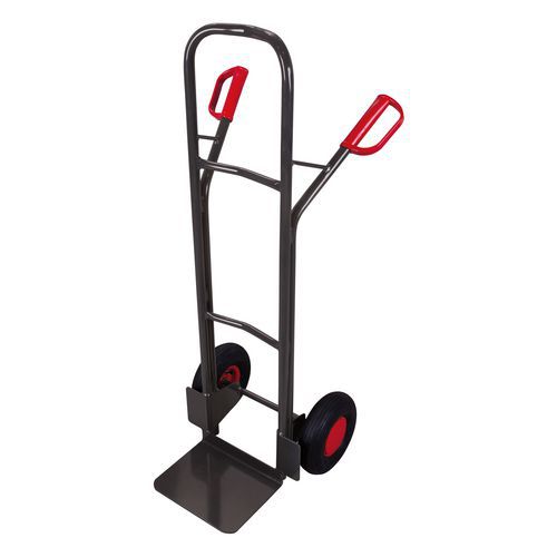 Wózki RU235, do 250 kg, 57 x 58,5 x 131 cm - Wózek RU235, do 250 kg, 57 x 58,5 x 131 cm, z kołami pompowanymi, szary