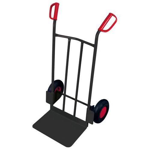 Wózki RU247, do 250 kg, 69 x 60 x 111 cm - Wózek RU247, do 250 kg, 69 x 60 x 111 cm, z kołami pompowanymi, szary