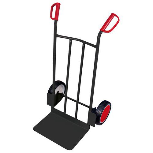 Wózki RU247, do 250 kg, 69 x 60 x 111 cm - Wózek RU247, do 250 kg, 69 x 60 x 111 cm, z kołami pełnymi, szary