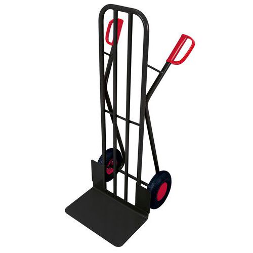 Wózki RU253, do 250 kg, 57 x 58,5 x 131 cm - Wózek RU253, do 250 kg, 57 x 58,5 x 131 cm, z kołami pompowanymi, szary