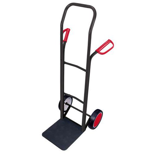 Kółka meblowe RU36, do 250 kg, 62 x 63,5 x 140 mm - Wózek meblowy Wózek RU36, do 250 kg, 62 x 63,5 x 140 mm, z kołami pełnymi, szary