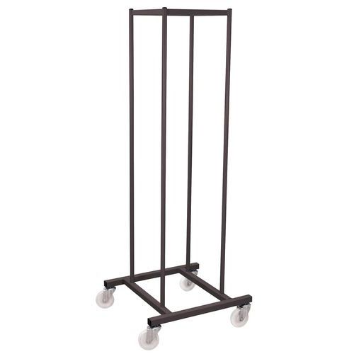 Stojaki mobilne, do 250 kg, 70 x 72 x 200 cm - Stojak mobilny, do 250 kg, 70 x 72 x 200 cm, szary