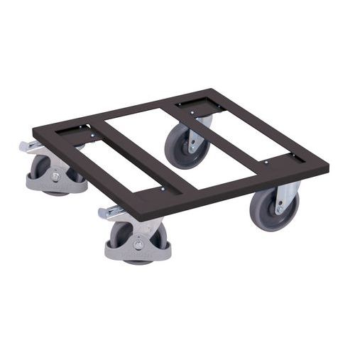 Wózki na skrzynki, do 400 kg, 50 x 50 x 17 cm - Wózek na skrzynki, do 400 kg, 50 x 50 x 17 cm, szary