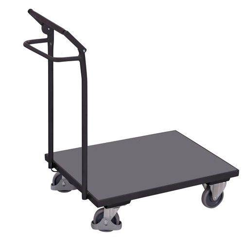 Wózki platformowe z uchwytem i hamulcem ręcznym, do 250 kg, 94,5 x 60 x 101,5 cm - Wózek platformowy z uchwytem i hamulcem ręcznym, do 250 kg, 94,5 x 