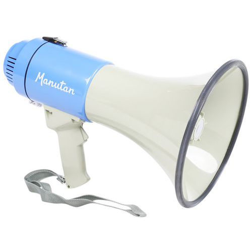Megafon z syreną Manutan Expert Megafon z syreną Manutan Expert