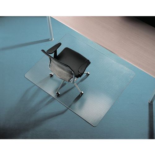 Podkładki ochronne pod krzesło Ecogrip, na dywany, PC - Podkładka ochronna pod krzesło Ecogrip, na dywany, PC, 90 × 120 cm