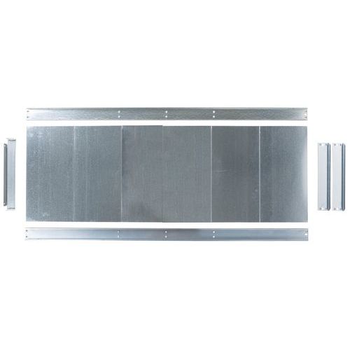 Dodatkowe półki z paneli stalowych, 183 cm, 440 kg, ocynk - Dodatkowe panele stalowe, 183 x 45,5 cm, 440 kg, ocynk
