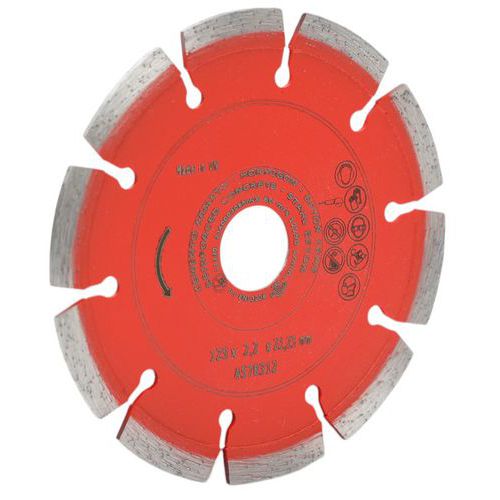 Tarcze tnące do żelazobetonu Manutan Expert - Tarcza tnąca do żelazobetonu Manutan Expert, 125 x 22,23 mm