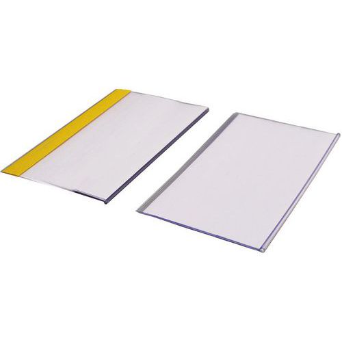 Samoprzylepny lub magnetyczny uchwyt na etykiety - Bardzo duży - 125 mm - Bardzo duży samoprzylepny uchwyt na etykiety 125 mm x 200 mm