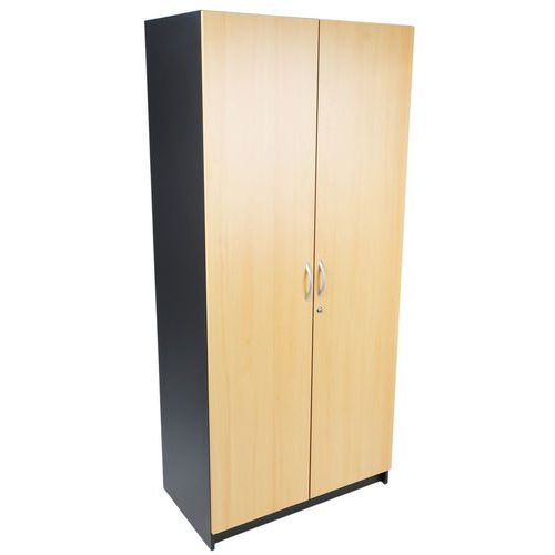 Wysokie szafy Simmob Quatuor, 180 x 80 x 47 cm - Wysoka szafa Simmob Quatuor, 180 x 80 x 47 cm, antracyt/buk