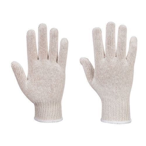 Rękawice String Knit Liner Glove (288 par), biały - Rękawice String Knit Liner Glove (288 par), biały, rozm.M