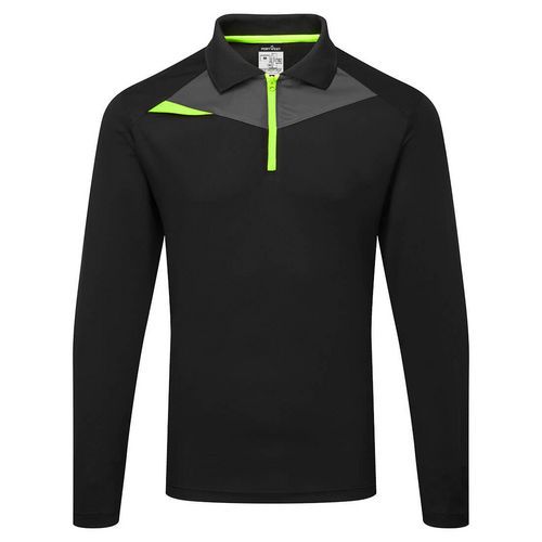 Koszulka Polo DX4 z długimi rękawami, czarny - Koszulka Polo DX4 z długimi rękawami, czarny, rozm.XXL