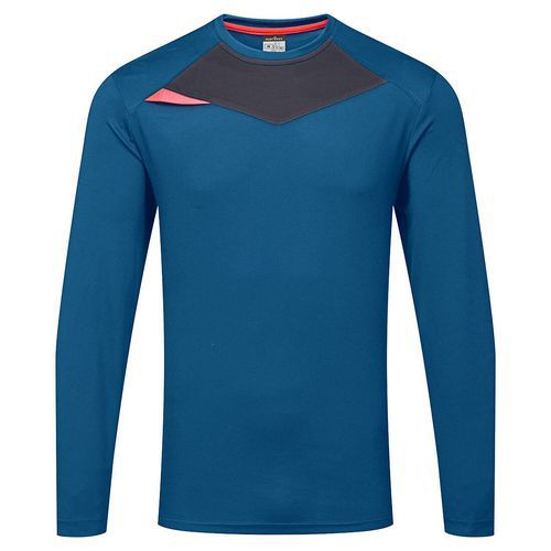 T-Shirt z długimi rękawami DX4, niebieski - T-Shirt z długimi rękawami DX4, niebieski, rozm.M