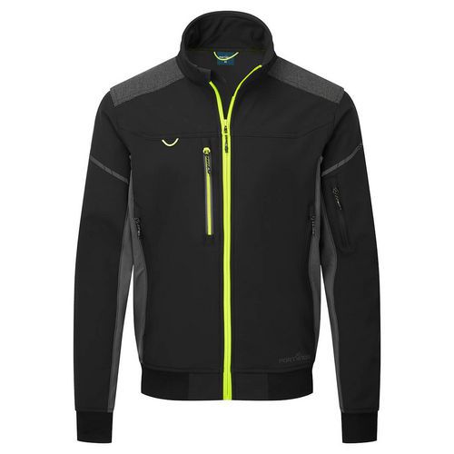 Kurtka Softshell EV4 Bomber (3L), czarny - Kurtka Softshell EV4 Bomber (3L), czarny, normalne, rozm.S