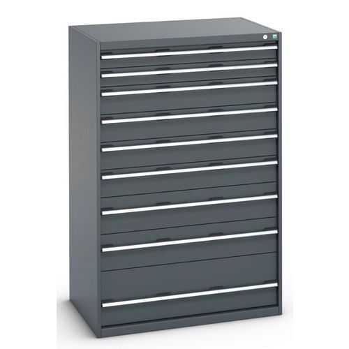 Szuflady warsztatowe Bott Cubio 200, 160 x 105 x 65-75 cm, 9 szuflad - Szafka warsztatowa z szufladami Bott Cubio 200, 160 x 105 x 75 cm, 9 szuflad, a