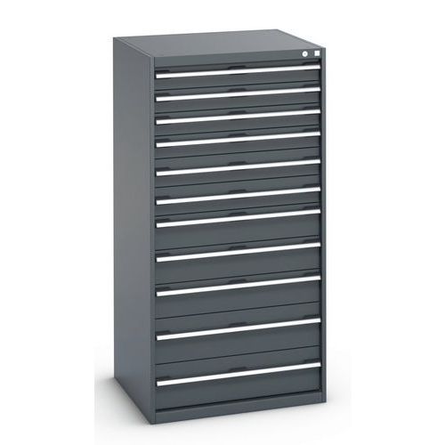 Szafki warsztatowe z szufladami Bott Cubio 200, 160 x 80 x 65-75 cm, 11 szuflad - Warsztatowa szafka z szufladami Bott Cubio 200, 160 x 80 x 75 cm, 11