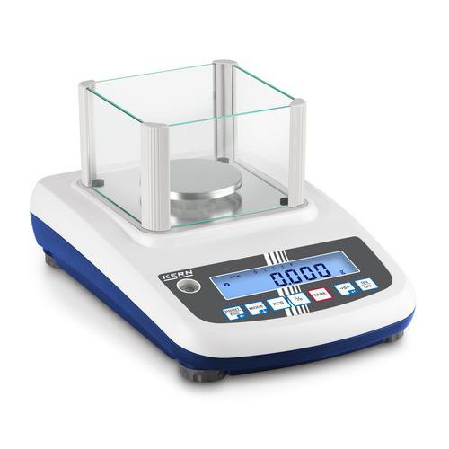 Wagi precyzyjne Kern PFB - Waga precyzyjna Kern PFB 200-3 do 200 g z arkuszem kalibracyjnym