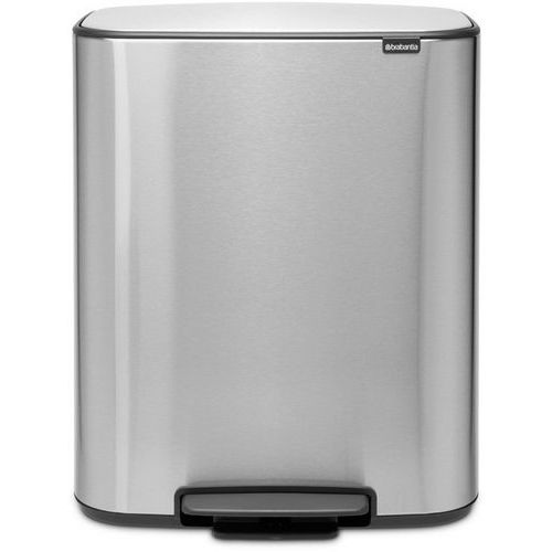 Kosz na śmieci z pedałem Bo 60 l, Brabantia - Kosz na śmieci z pedałem szary Bo 60 l, Brabantia