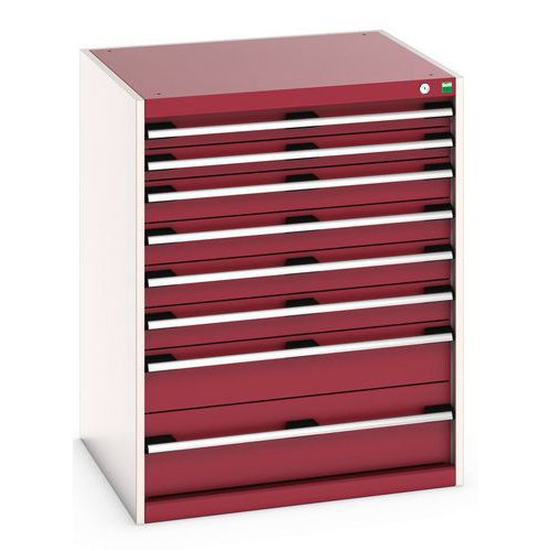 Szafki warsztatowe z szufladami Bott Cubio 200, 100 x 80 x 65-75 cm, 8 szuflad - Warsztatowa szafka z szufladami Bott Cubio 200, 100 x 80 x 75 cm, 8 s
